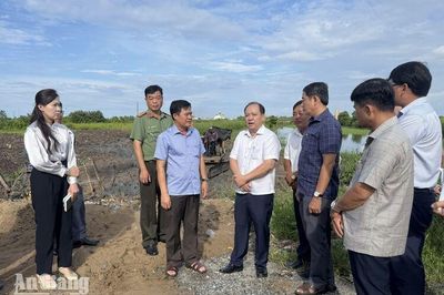 An Minh mới giải ngân 25,57% vốn đầu tư công