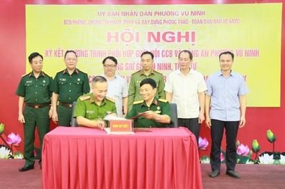 Phường Vũ Ninh thành lập 13 tổ tự quản về an ninh, trật tự của Hội Cựu chiến binh