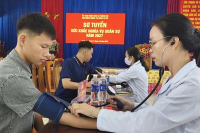 Thăng An: 17 thanh niên viết đơn tình nguyện nhập ngũ đều đạt chuẩn sức khỏe
