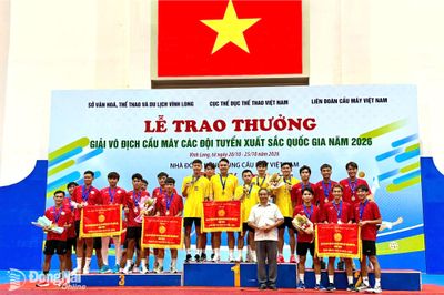 Thành phố Đồng Nai giành 4 huy chương Giải vô địch cầu mây các đội tuyển xuất sắc quốc gia năm 2026