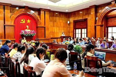 Đồng Tháp: Trang bị kiến thức pháp luật, kỹ năng số cho phụ nữ kinh doanh