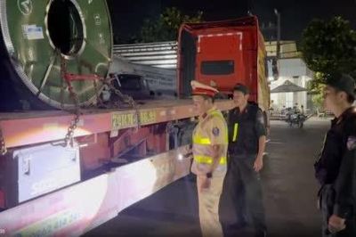 Đồng Tháp quyết liệt xử lý xe chở hàng quá tải trọng
