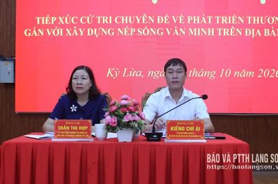 HĐND phường Kỳ Lừa: Tiếp xúc cử tri chuyên đề về phát triển thương mại, dịch vụ