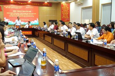 Hội thảo chuyên đề phát triển khoa học công nghệ, đổi mới sáng tạo gắn với chuyển đổi số của Lào Cai