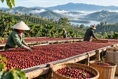 Giá cà phê hôm nay 23/10/2026: Tây Nguyên giảm tới 600 đồng/kg, cao nhất còn 91.000 đồng/kg