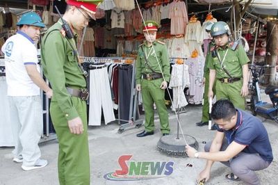 Chiềng Sinh lập lại trật tự hành lang an toàn giao thông