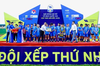 Thái Nguyên T&T giành Huy chương Bạc Giải bóng đá nữ vô địch quốc gia