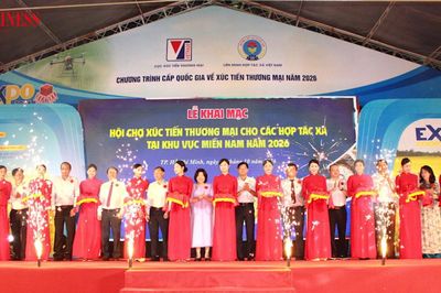 Hơn 150 HTX tham gia Hội chợ Xúc tiến thương mại khu vực miền Nam năm 2026