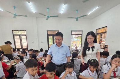 Phù Ninh, Phú Thọ: Chăm lo từng bữa ăn học đường