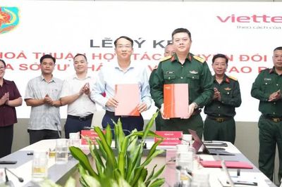 Sở Tư pháp và Viettel Cao Bằng ký kết thỏa thuận hợp tác về chuyển đổi số