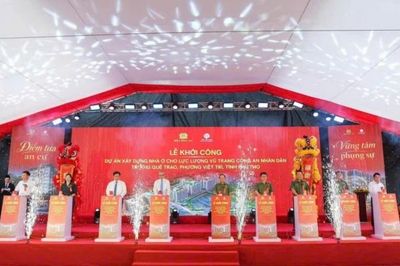 Phú Thọ: Khởi công dự án nhà ở gần 1.700 tỷ đồng cho lực lượng Công an nhân dân