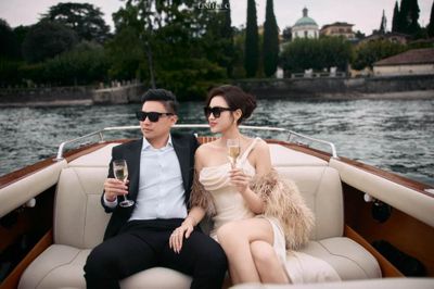 Tổng Giám đốc tập đoàn Sơn Hải và vợ Hoa hậu có động thái gây chú ý, người hâm mộ rần rần chúc mừng