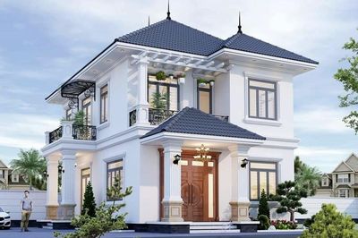 Xây nhà mái Nhật 2 tầng 90m² 3 phòng ngủ bao nhiêu tiền?
