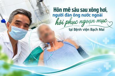 Xông hơi hơn 1 giờ gây suy đa tạng, du khách Mỹ được bác sĩ Bạch Mai cứu sống