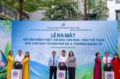 Giảng Võ ra mắt mô hình thiết chế văn hóa gắn với chuyển đổi số