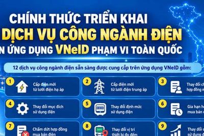 EVN triển khai 12 dịch vụ công trên ứng dụng VNeID