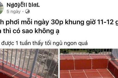 Rủ nhau phơi nắng giữa trưa: Trào lưu lợi bất cập hại