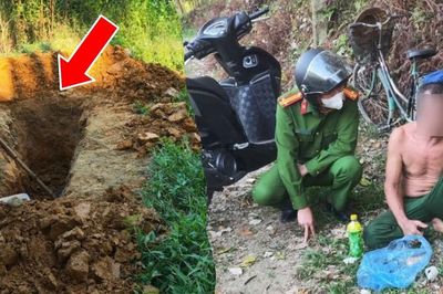 Ngăn chặn người đàn ông có ý định tự đào hố làm mộ cho mình
