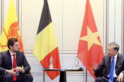 [Ảnh] Tổng Bí thư, Chủ tịch nước Tô Lâm tiếp Bộ trưởng, Thủ hiến vùng Wallonie