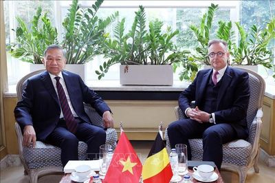 Tổng Bí thư, Chủ tịch nước Tô Lâm hội đàm với Thủ tướng Vương quốc Bỉ Bart De Wever