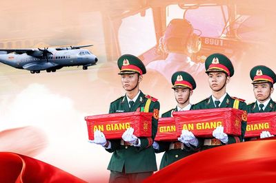 Gần 45.000 mẫu hài cốt liệt sĩ và 'mệnh lệnh từ trái tim' trên bầu trời