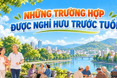 [Infographic] - Những trường hợp được nghỉ hưu trước tuổi