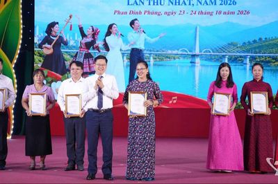 Phường Quan Triều giành giải Nhất Liên hoan 'Tiếng hát đại đoàn kết' khu vực II