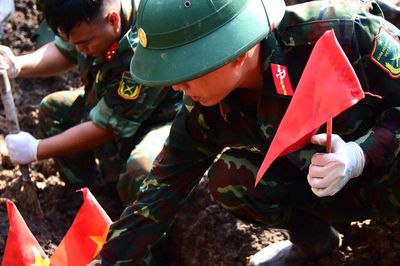 TP. Hồ Chí Minh: Quy tập thêm 10 hài cốt liệt sĩ tại Công viên Lê Thị Riêng