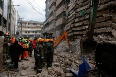 Sập tòa nhà đang xây dựng ở Kenya, hàng chục người mất tích