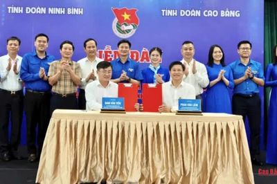Kết nối nguồn lực, hợp tác phát triển giữa thanh niên tỉnh Ninh Bình và Cao Bằng