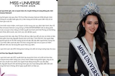 Tổ chức Miss Universe Vietnam thông báo hình thức kỷ luật với Hoa hậu và Á hậu 1