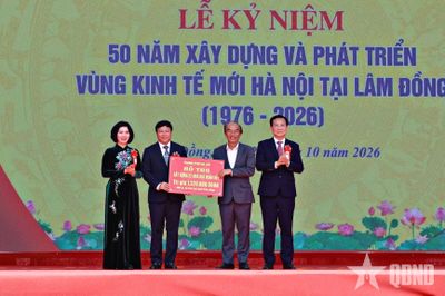Kỷ niệm 50 năm xây dựng và phát triển Vùng kinh tế mới Hà Nội tại Lâm Đồng