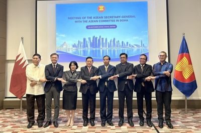 Tổng Thư ký Kao Kim Hourn làm việc với Ủy ban ASEAN tại Doha: Dấu ấn của Đại sứ quán Việt Nam trên cương vị Chủ tịch ACD