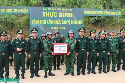 Kiểm tra công tác huấn luyện tham gia diễn tập tác chiến phòng thủ Quân khu 4 năm 2026