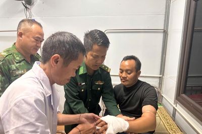 Đồn Biên phòng Mỹ Lý kịp thời giúp người dân bị rắn độc cắn vượt qua cơn nguy kịch