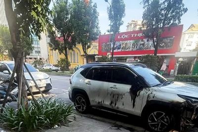 Xác định nghi phạm vụ đốt ô tô trên đường phố ở Huế