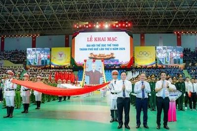 Thành phố Huế: Khai mạc Đại hội Thể dục thể thao lần thứ X