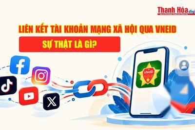 Liên kết tài khoản mạng xã hội qua VNeID: Sự thật là gì?