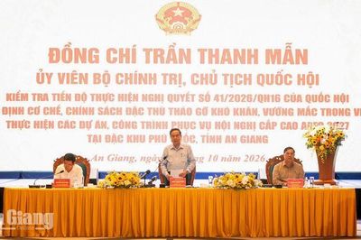 Chủ tịch Quốc hội Trần Thanh Mẫn: Công trình APEC 2027 phải bảo đảm “3 không”