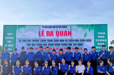 Nhiều địa phương, trường học ra quân hưởng ứng Festival Hoa Đà Lạt