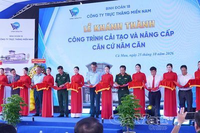 Binh đoàn 18 khánh thành, đưa vào hoạt động Căn cứ Năm Căn