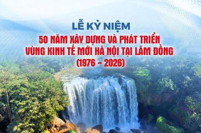 [Trực tiếp] Lễ kỷ niệm '50 năm xây dựng và phát triển Vùng kinh tế mới Hà Nội tại Lâm Đồng'