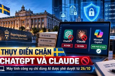 Thụy Điển chặn ChatGPT và Claude trên máy tính công vụ từ 26.10