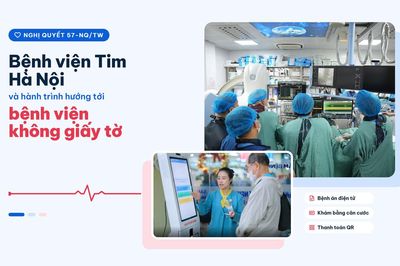 Nghị quyết 57-NQ/TW: Bệnh viện Tim Hà Nội và hành trình hướng tới bệnh viện không giấy tờ