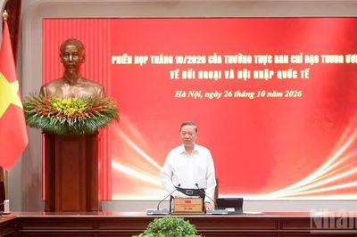Phiên họp thứ nhất của Thường trực Ban Chỉ đạo Trung ương về Đối ngoại và hội nhập quốc tế