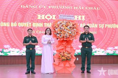 Đà Nẵng: Công bố thành lập Đảng bộ Quân sự phường Hải Châu