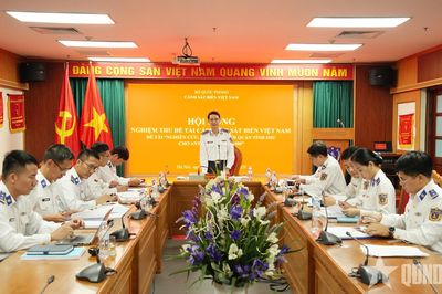 Cảnh sát biển Việt Nam nghiệm thu đề tài nghiên cứu, chế tạo khối quán tính IMU