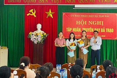 Xã Tam Hải tổ chức tập huấn, truyền dạy hát Bả trạo