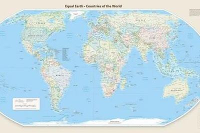 Equal Earth: Nhìn thế giới đúng hơn về diện tích