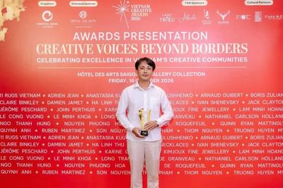 Họa sĩ trẻ Vương Lê và cú đúp danh hiệu tại Vietnam Creative Awards 2026